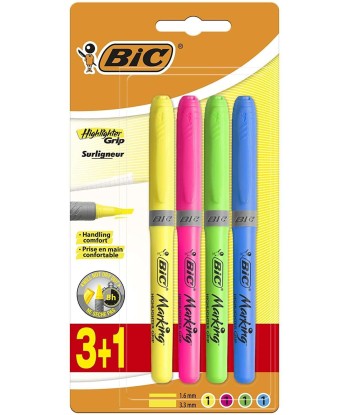 Bic Highlighter Grip Pack...