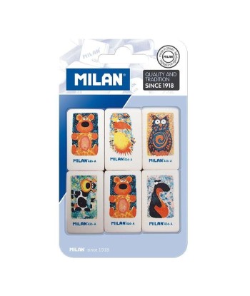 Milan 436A Pack de 6 Gomas...