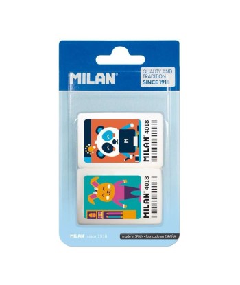 Milan 4018 Pack de 2 Gomas...