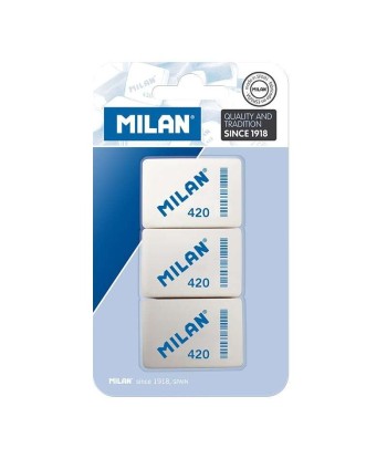 Milan 420 Pack de 3 Gomas...