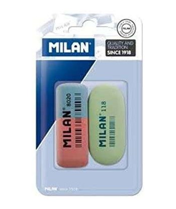 Milan Pack de 2 Gomas de...